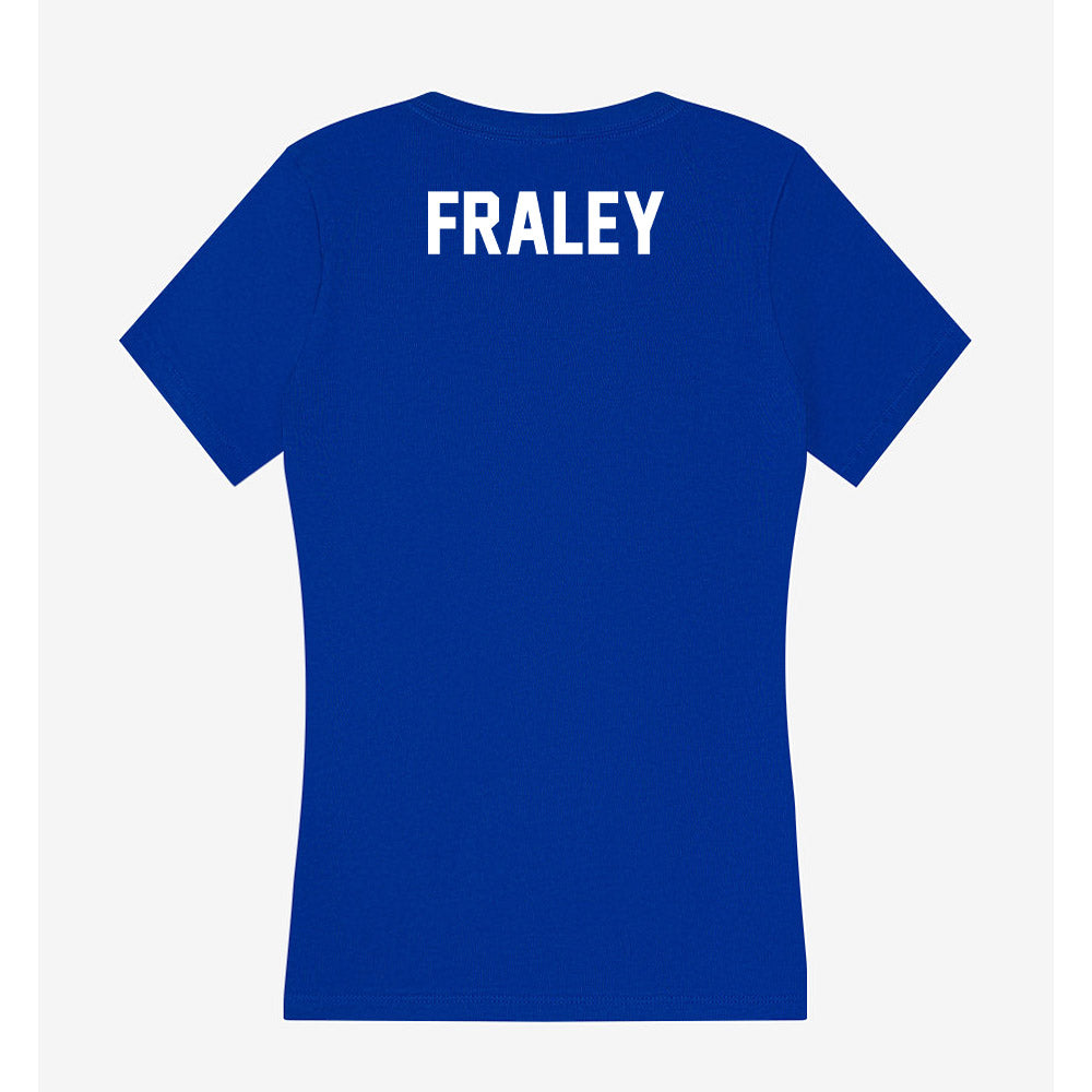 Boise State - NCAA Men's Track & Field : Xavier Fraley - Women's V-Neck T-Shirt-1