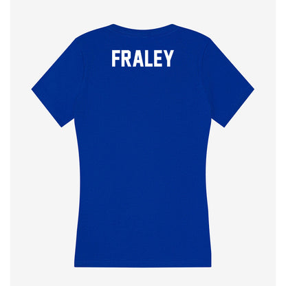 Boise State - NCAA Men's Track & Field : Xavier Fraley - Women's V-Neck T-Shirt-1