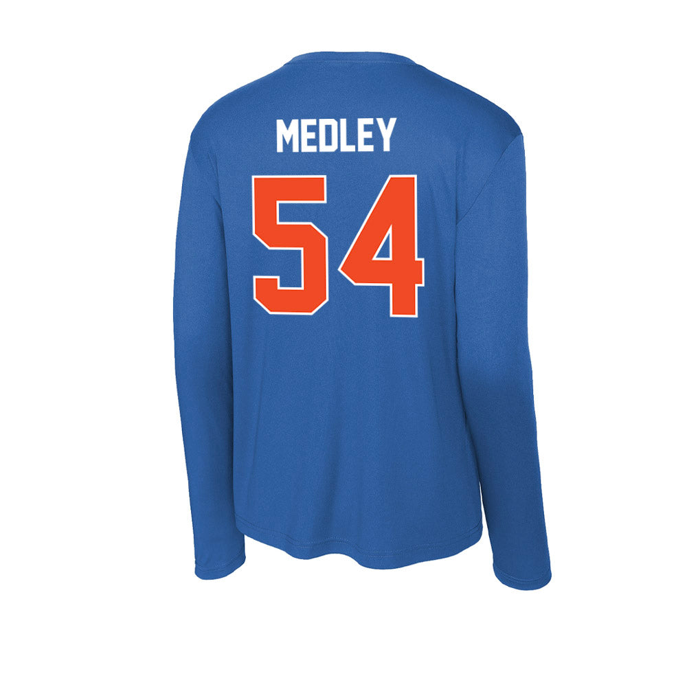 Boise State - NCAA Football : Adonte Medley - Activewear Long Sleeve T-Shirt-1