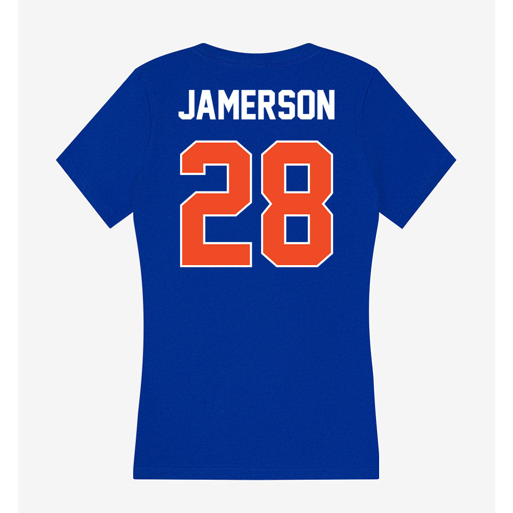 Boise State - NCAA Football : Cam Jamerson - Women's V-Neck T-Shirt-1