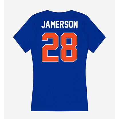 Boise State - NCAA Football : Cam Jamerson - Women's V-Neck T-Shirt-1