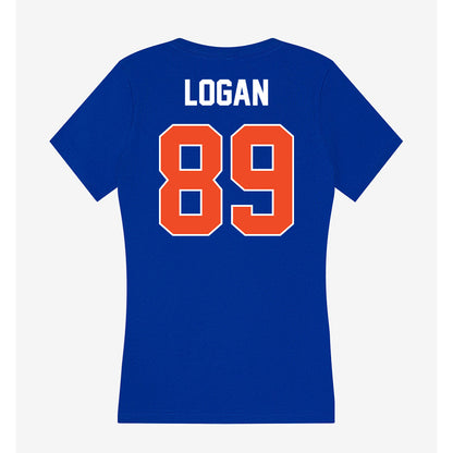 Boise State - NCAA Football : AJ Logan - Women's V-Neck T-Shirt-1