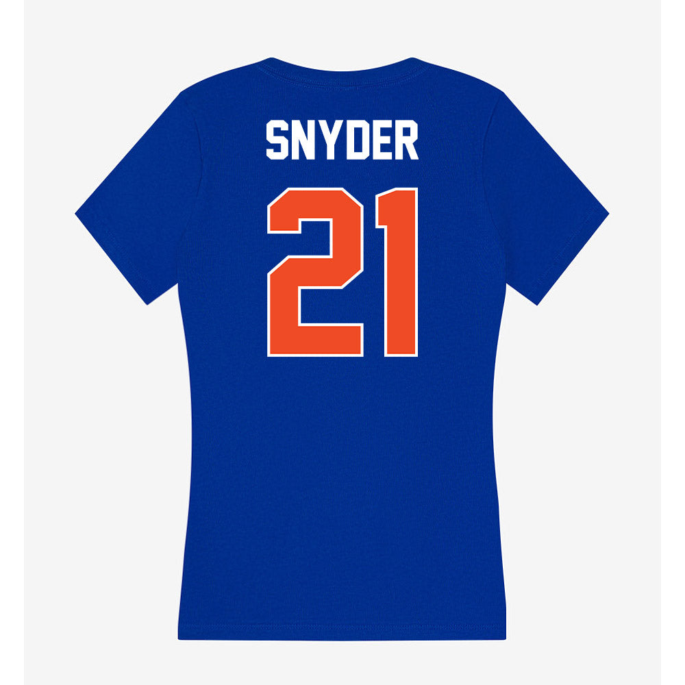 Boise State - NCAA Women's Volleyball : Sadie Snyder - Women's V-Neck T-Shirt-1