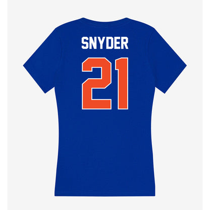 Boise State - NCAA Women's Volleyball : Sadie Snyder - Women's V-Neck T-Shirt-1