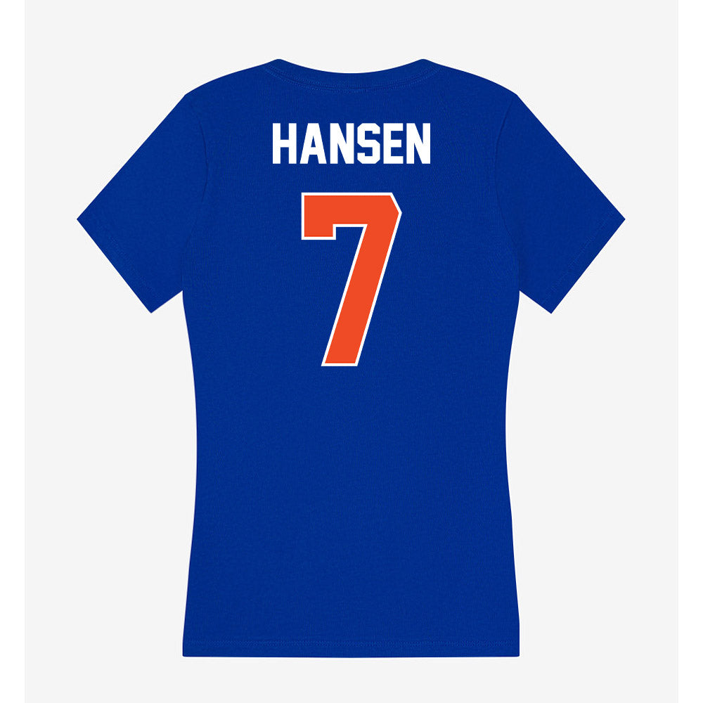 Boise State - NCAA Women's Volleyball : Amelia Hansen - Women's V-Neck T-Shirt-1