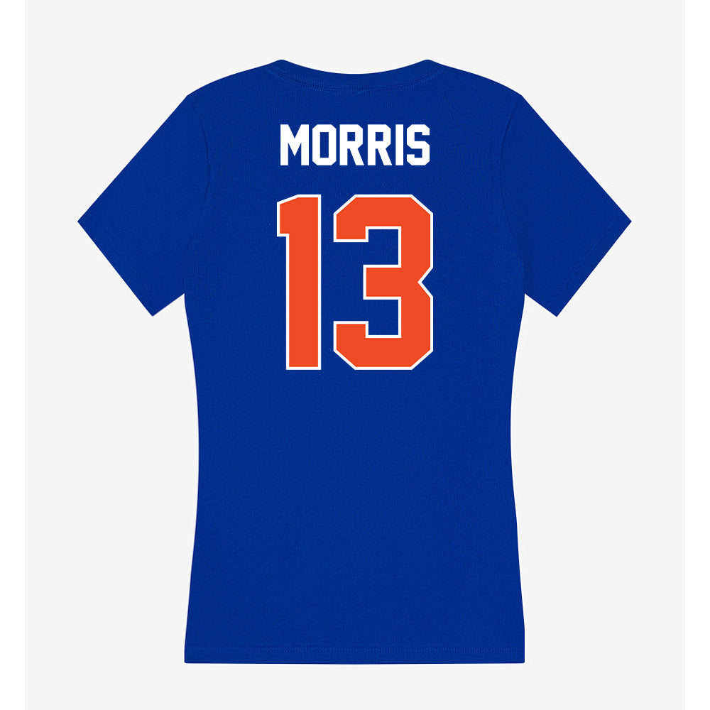 Boise State - NCAA Football : Darren Morris - Women's V-Neck T-Shirt-1