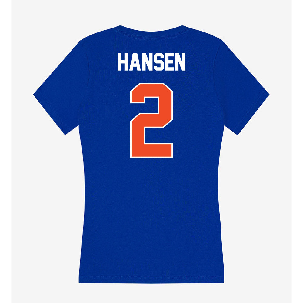 Boise State - NCAA Women's Volleyball : Amelia Hansen - Women's V-Neck T-Shirt-1