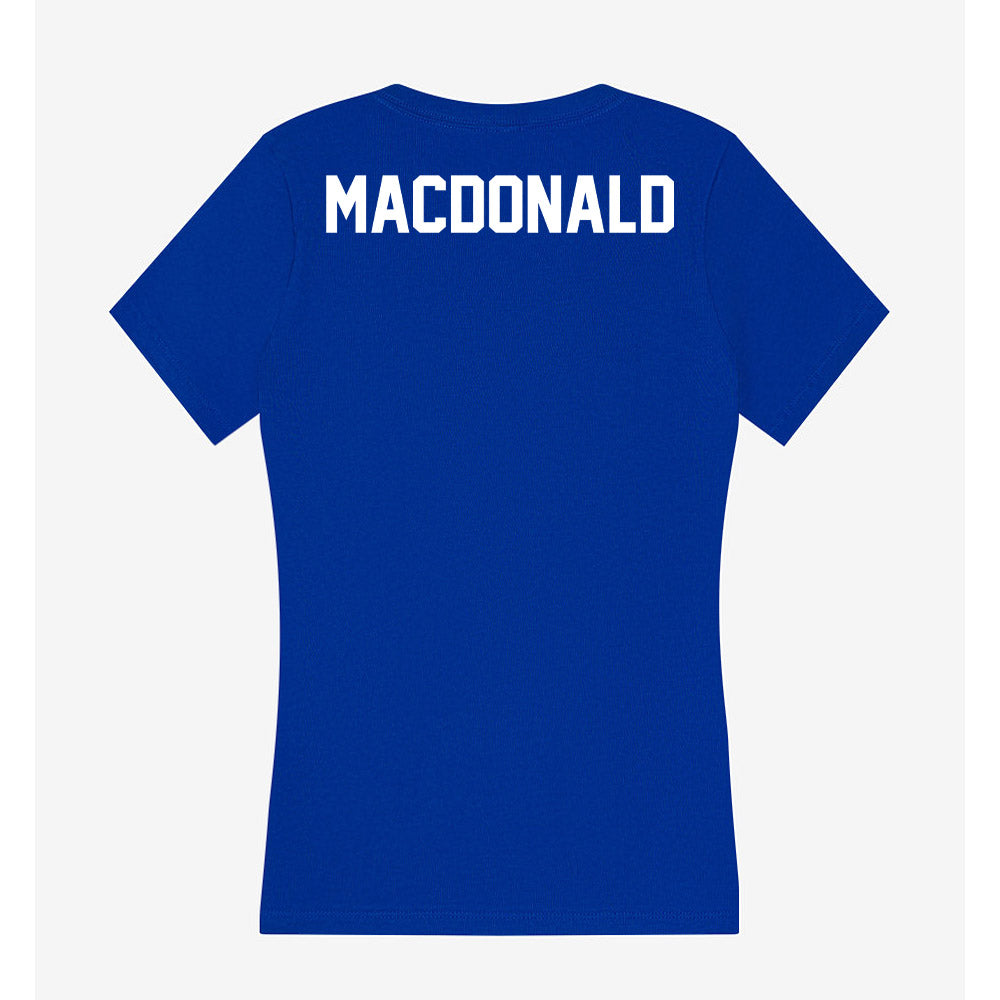 Boise State - NCAA Beach Volleyball : Kate MacDonald - Women's V-Neck T-Shirt-1