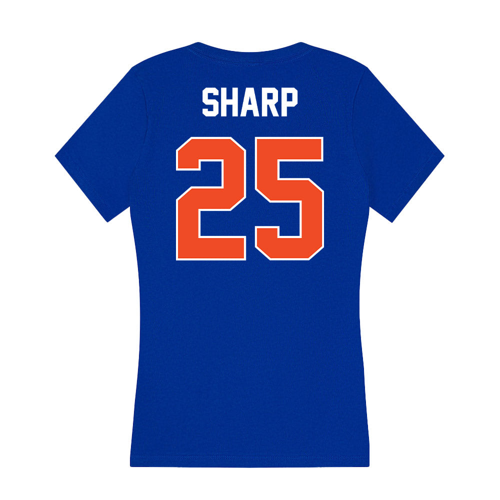 Boise State - NCAA Women's Volleyball : Eliza Sharp - Women's V-Neck T-Shirt-1