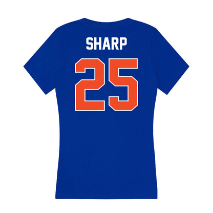Boise State - NCAA Women's Volleyball : Eliza Sharp - Women's V-Neck T-Shirt-1