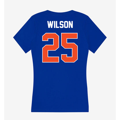 Boise State - NCAA Women's Soccer : Campbell Wilson - Women's V-Neck T-Shirt-1