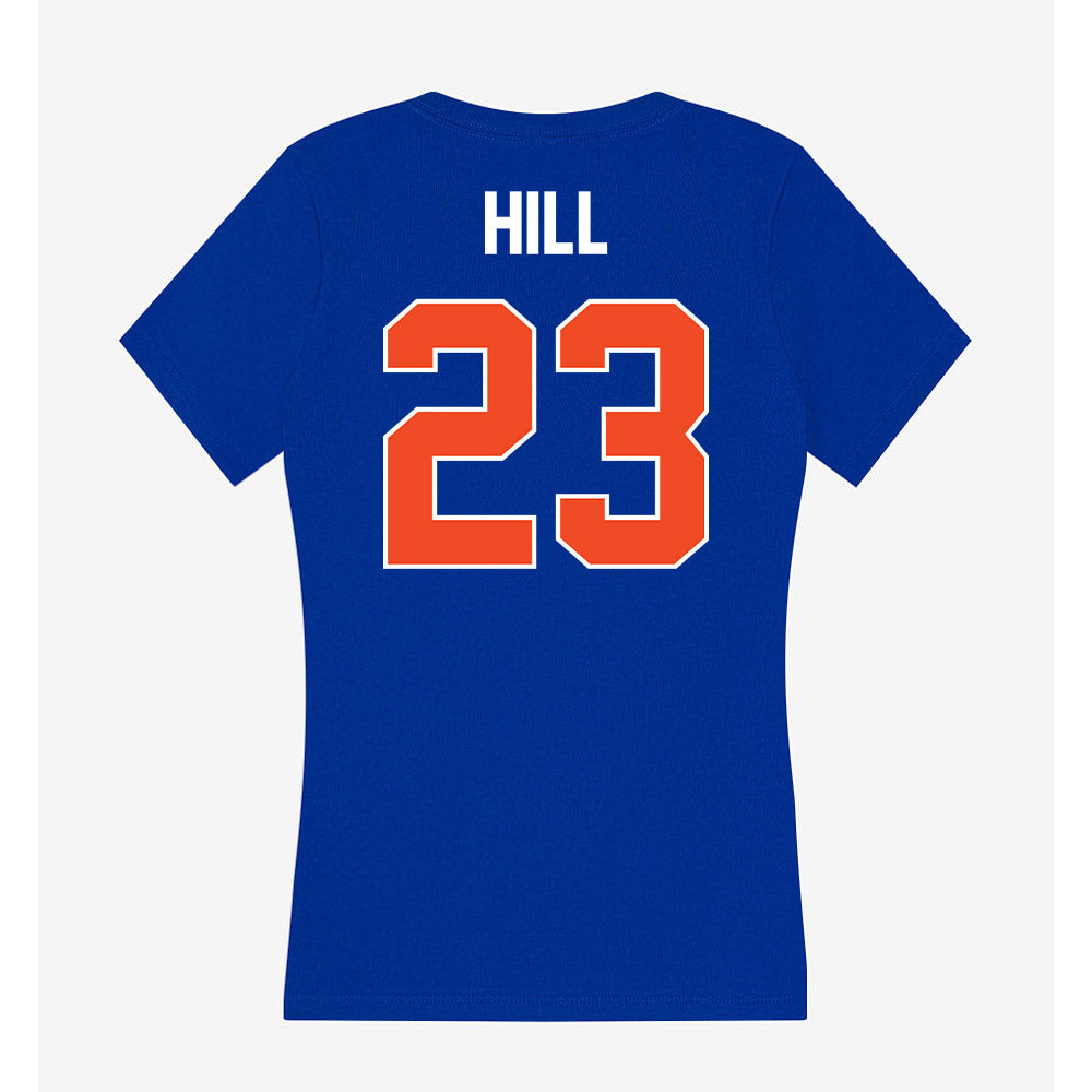 Boise State - NCAA Football : David Hill - Women's V-Neck T-Shirt-1