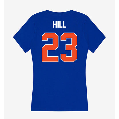Boise State - NCAA Football : David Hill - Women's V-Neck T-Shirt-1