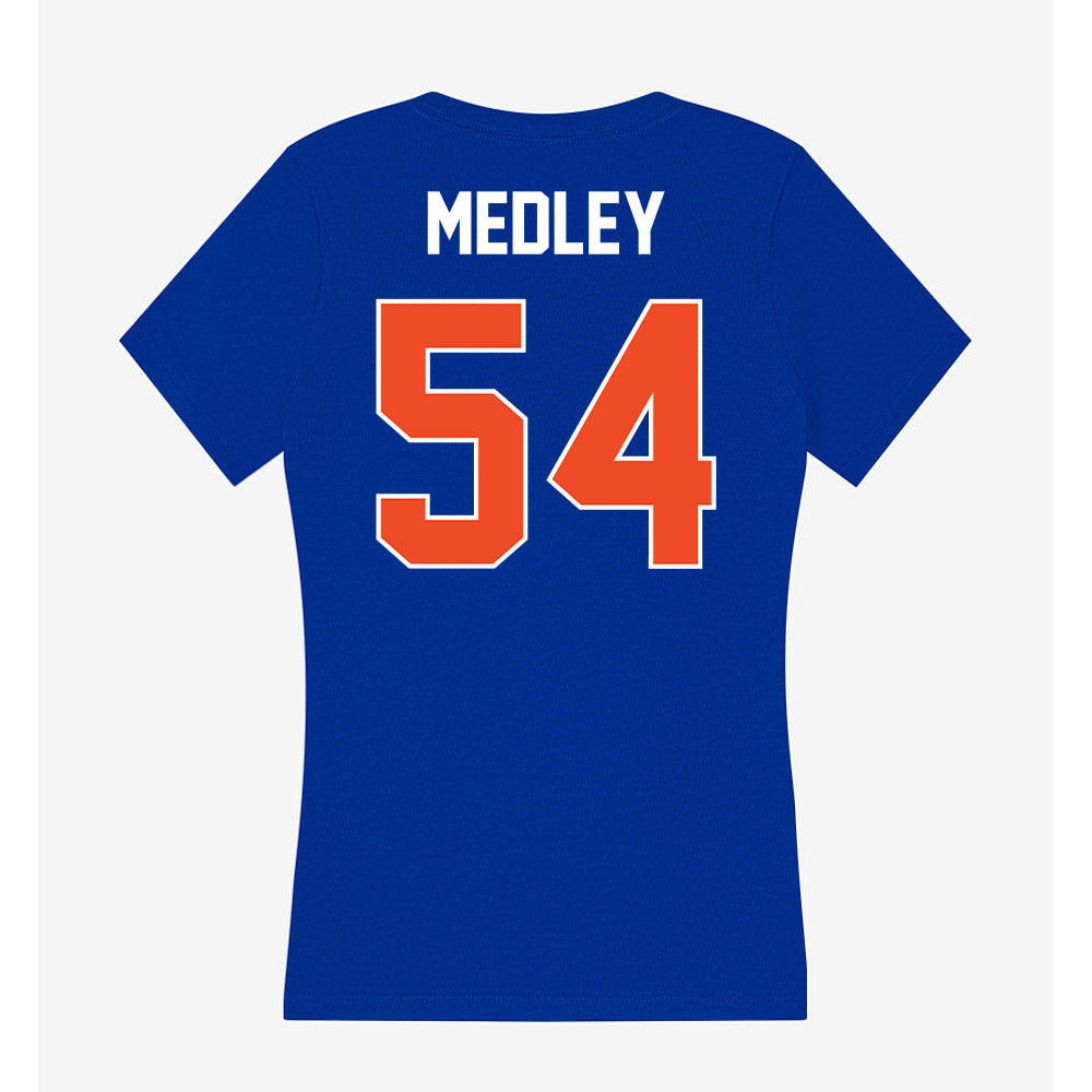 Boise State - NCAA Football : Adonte Medley - Women's V-Neck T-Shirt-1