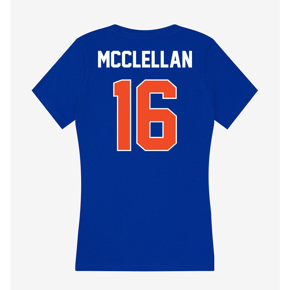 Boise State - NCAA Women's Soccer : Sierra McClellan - Women's V-Neck T-Shirt-1
