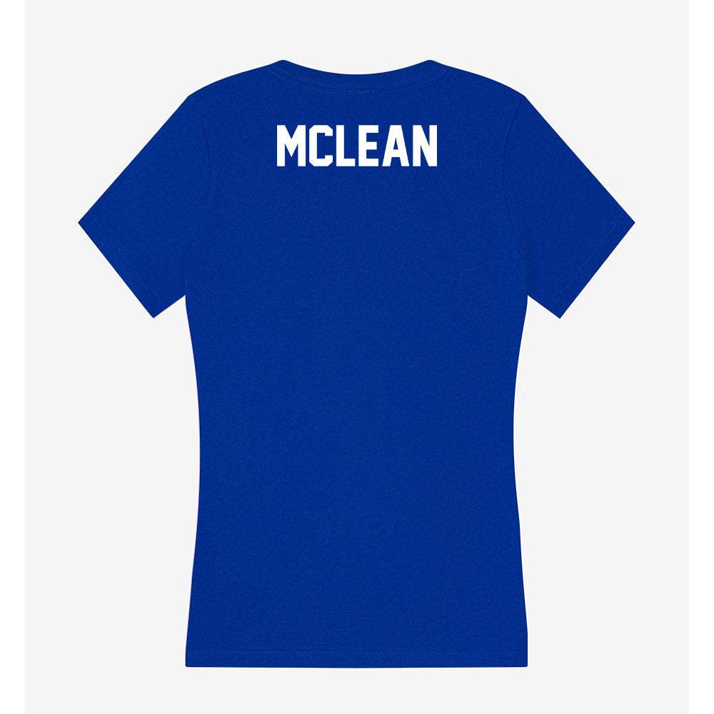 Boise State - NCAA Women's Track & Field : Kinlee McLean - Women's V-Neck T-Shirt-1