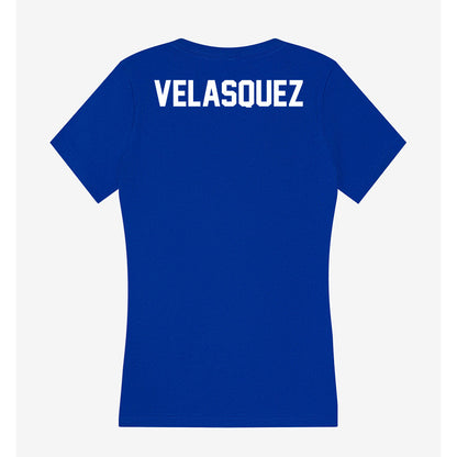 Boise State - NCAA Men's Track & Field : Coco Velasquez - Women's V-Neck T-Shirt-1