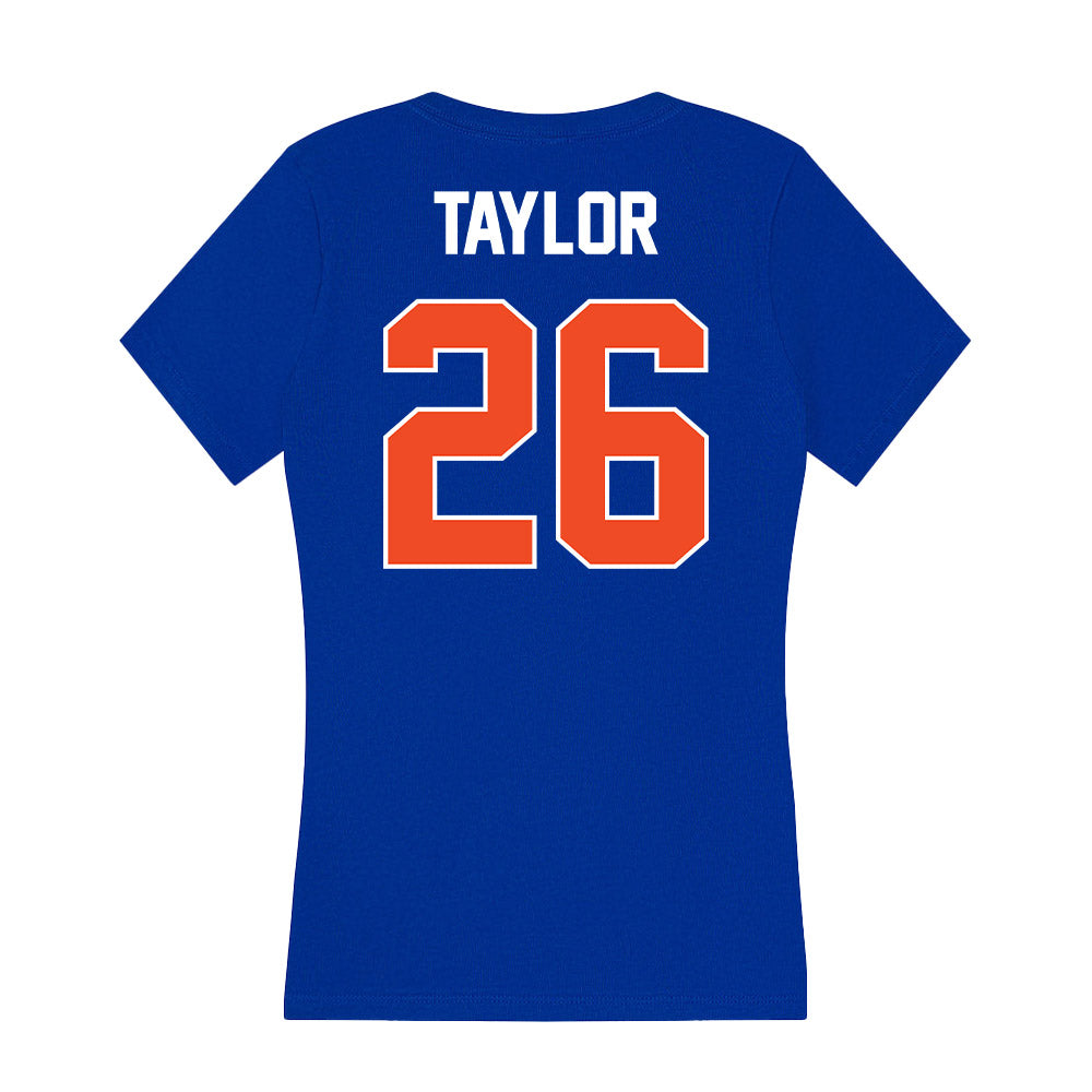 Boise State - NCAA Football : Khai Taylor - Women's V-Neck T-Shirt-1