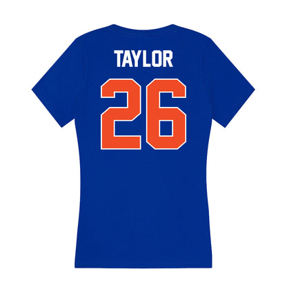 Boise State - NCAA Football : Khai Taylor - Women's V-Neck T-Shirt-1