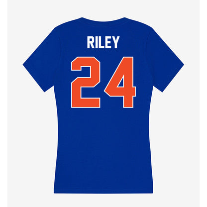 Boise State - NCAA Softball : Rustie Riley - Women's V-Neck T-Shirt-1