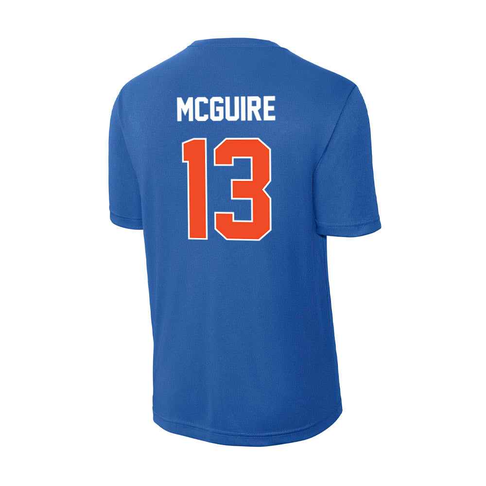 Boise State - NCAA Women's Soccer : Frankie McGuire - Activewear T-Shirt-1