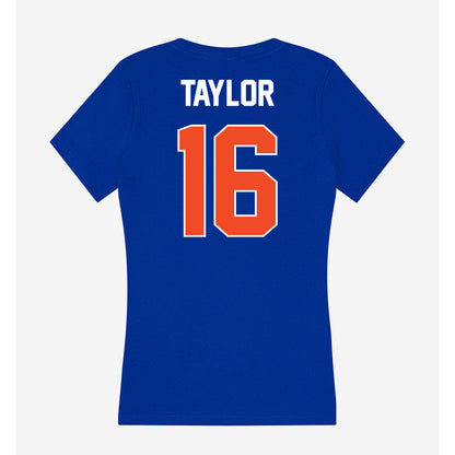 Boise State - NCAA Football : Jackson Taylor - Women's V-Neck T-Shirt-1