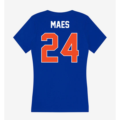 Boise State - NCAA Football : AJ Maes - Women's V-Neck T-Shirt-1