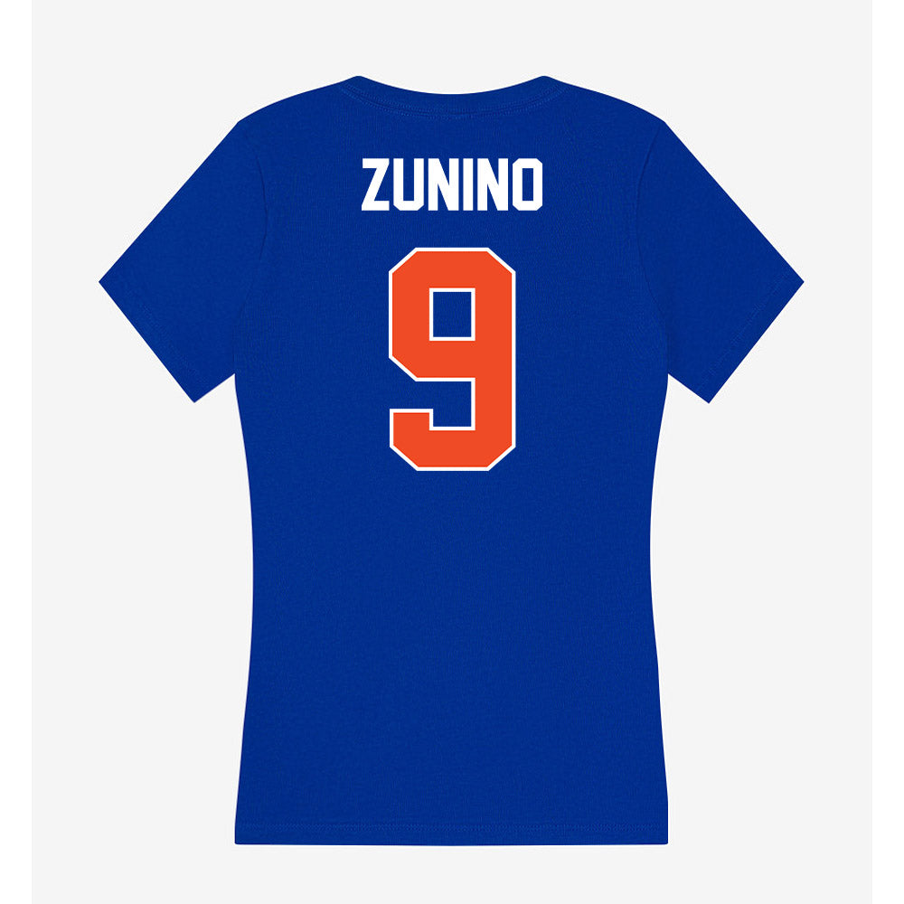 Boise State - NCAA Women's Soccer : Siena Zunino - Women's V-Neck T-Shirt-1