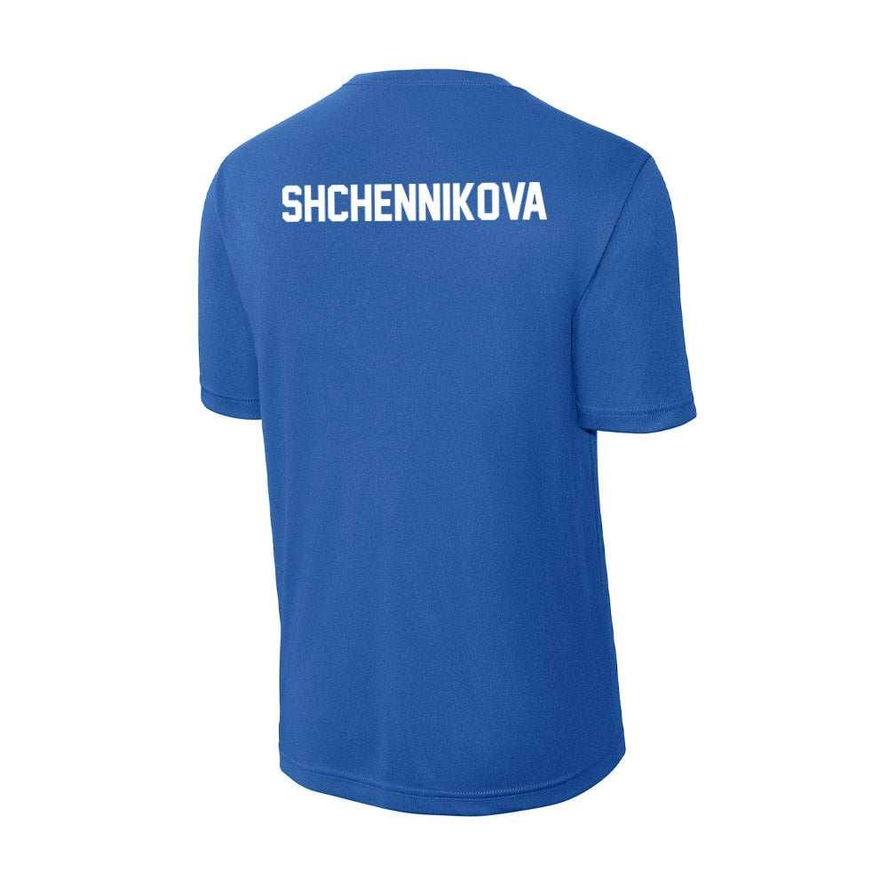 Boise State - NCAA Women's Gymnastics : Kristina Shchennikova - Activewear T-Shirt-1
