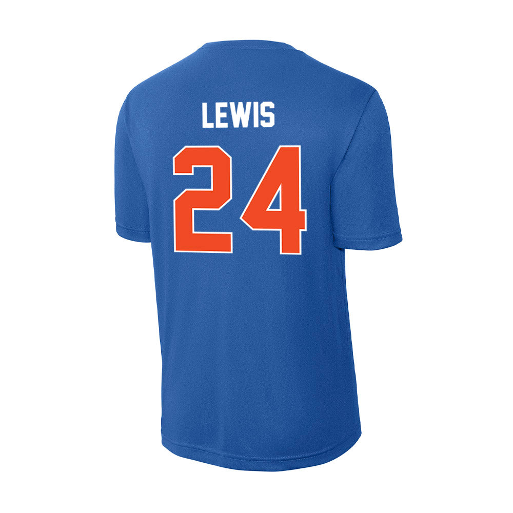 Boise State - NCAA Women's Basketball : Jayda Lewis - Activewear T-Shirt-1