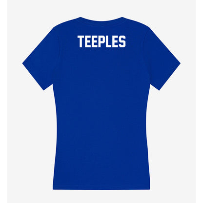 Boise State - NCAA Women's Track & Field : Ezra Teeples - Women's V-Neck T-Shirt-1
