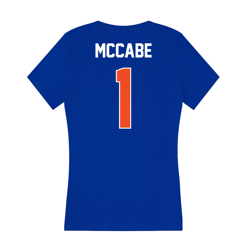 Boise State - NCAA Women's Soccer : Molly McCabe - Women's V-Neck T-Shirt-1