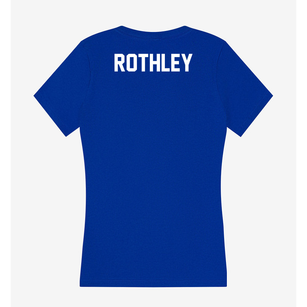 Boise State - NCAA Beach Volleyball : Reagon Rothley - Women's V-Neck T-Shirt-1