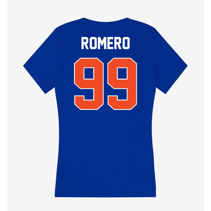 Boise State - NCAA Softball : Sophia Romero - Women's V-Neck T-Shirt-1