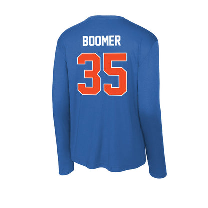 Boise State - NCAA Football : Colton Boomer - Activewear Long Sleeve T-Shirt-1