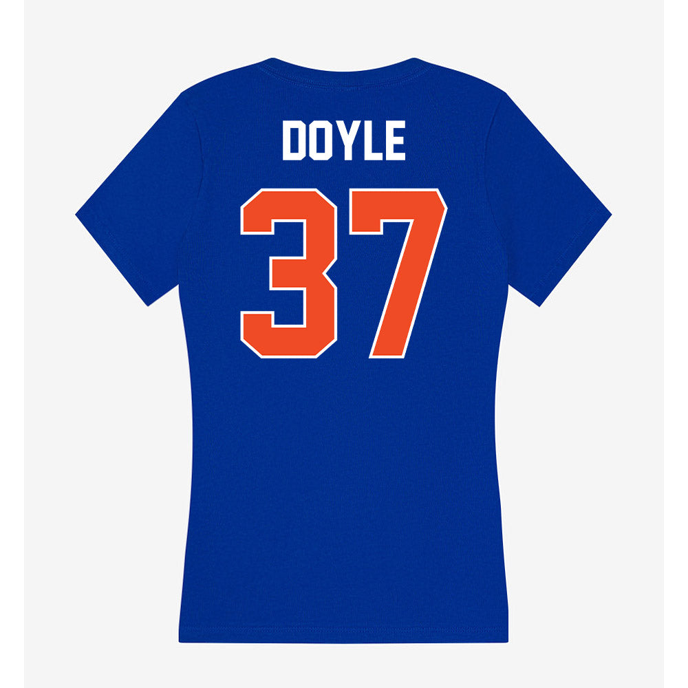 Boise State - NCAA Football : Oscar Doyle - Women's V-Neck T-Shirt-1