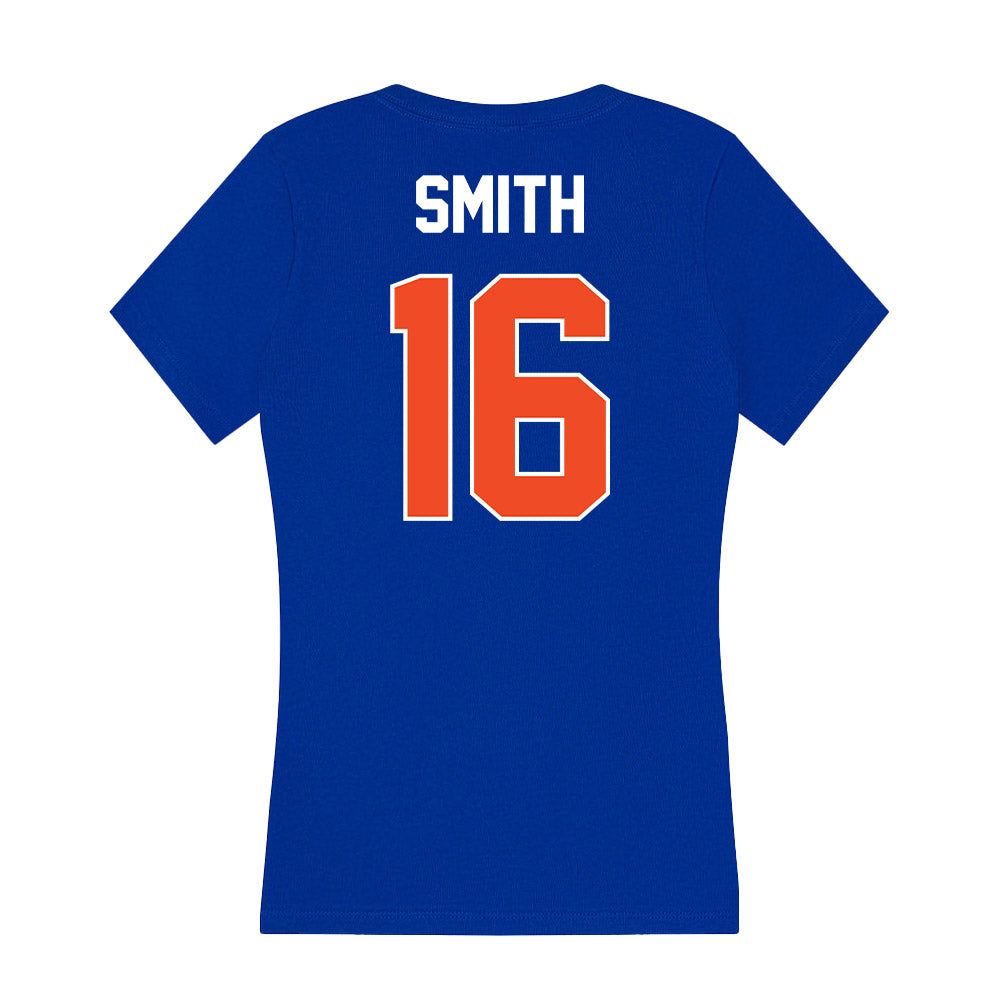 Boise State - NCAA Women's Volleyball : Layla Smith - Women's V-Neck T-Shirt-1