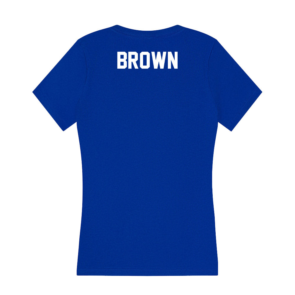 Boise State - NCAA Women's Track & Field : Ciara Brown - Women's V-Neck T-Shirt-1