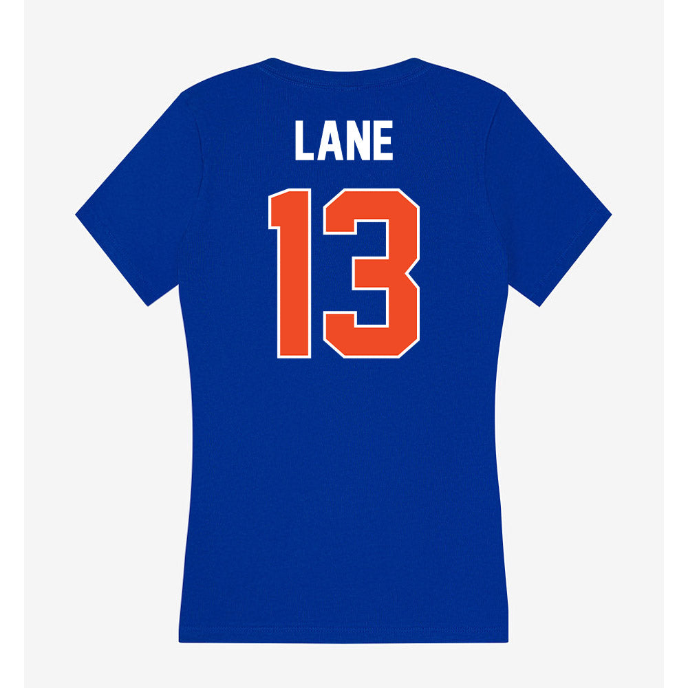 Boise State - NCAA Football : Sterling Lane - Women's V-Neck T-Shirt-1