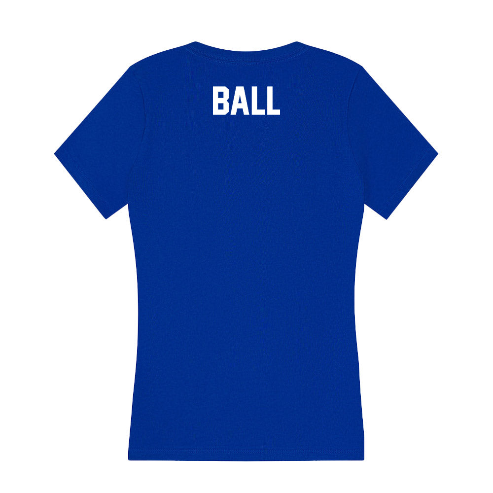 Boise State - NCAA Women's Gymnastics : Noelle Ball - Women's V-Neck T-Shirt-1