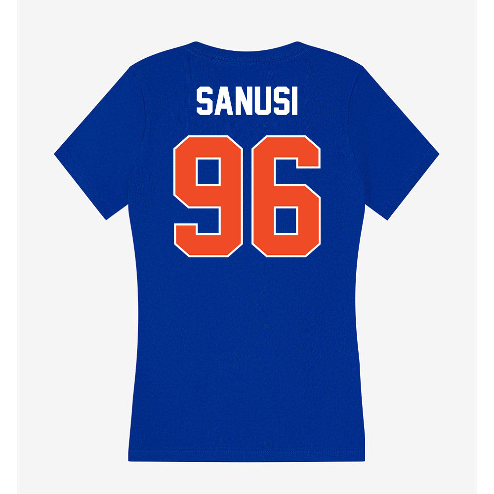 Boise State - NCAA Football : Lopez Sanusi - Women's V-Neck T-Shirt-1