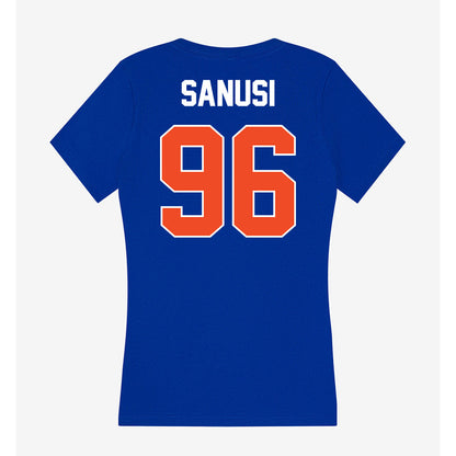 Boise State - NCAA Football : Lopez Sanusi - Women's V-Neck T-Shirt-1