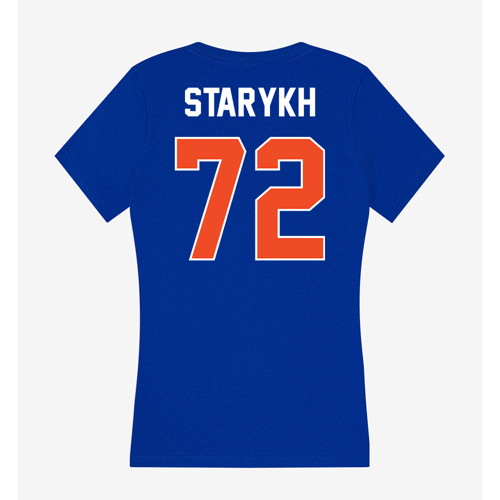 Boise State - NCAA Football : Daniil Starykh - Women's V-Neck T-Shirt-1