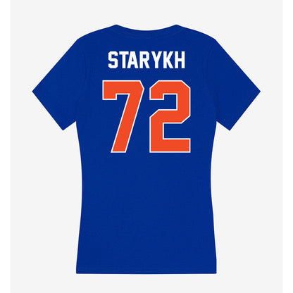 Boise State - NCAA Football : Daniil Starykh - Women's V-Neck T-Shirt-1