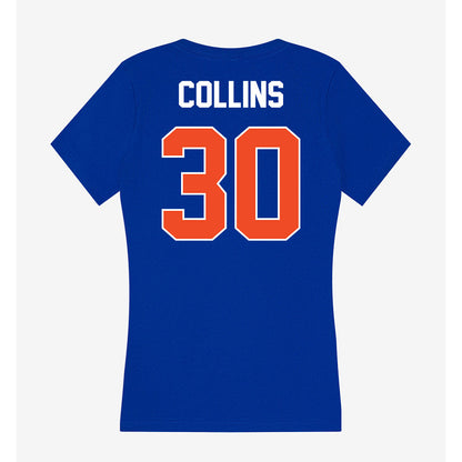 Boise State - NCAA Women's Soccer : Natalie Collins - Women's V-Neck T-Shirt-1