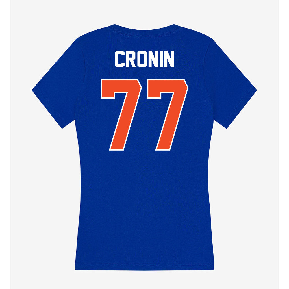 Boise State - NCAA Football : Kole Cronin - Women's V-Neck T-Shirt-1