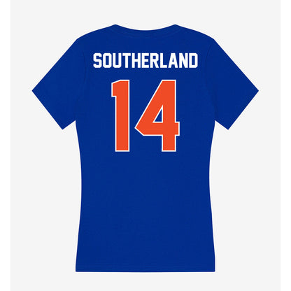 Boise State - NCAA Softball : Hailey Southerland - Women's V-Neck T-Shirt-1