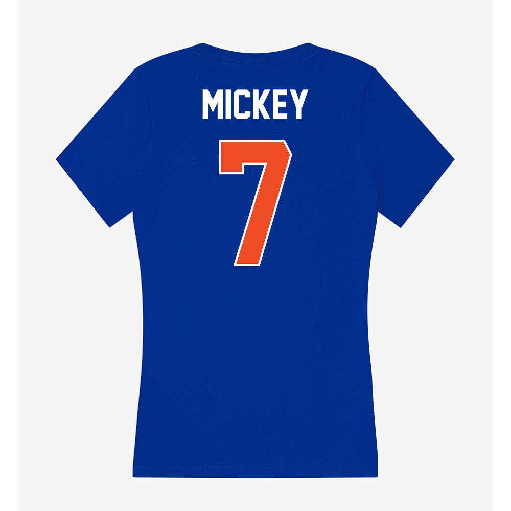 Boise State - NCAA Football : Jaden Mickey - Women's V-Neck T-Shirt-1