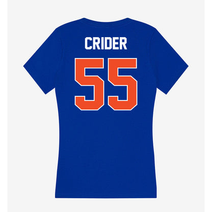 Boise State - NCAA Softball : Jorja Crider - Women's V-Neck T-Shirt-1