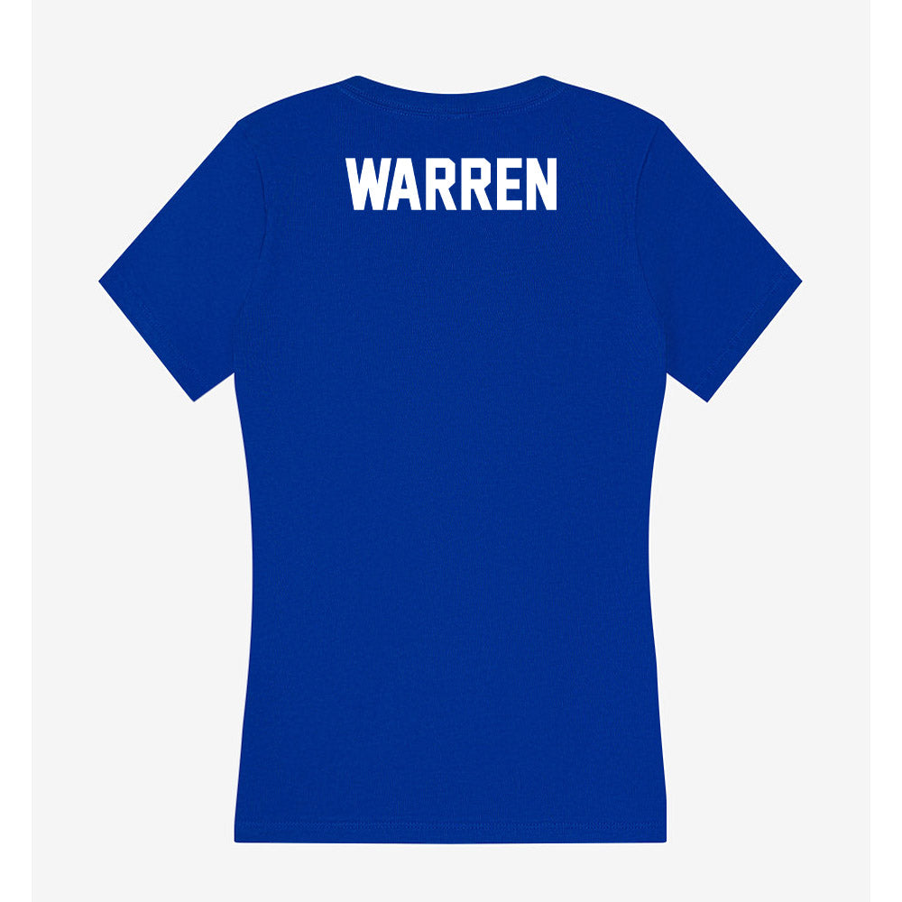 Boise State - NCAA Men's Track & Field : DJ Warren - Women's V-Neck T-Shirt-1